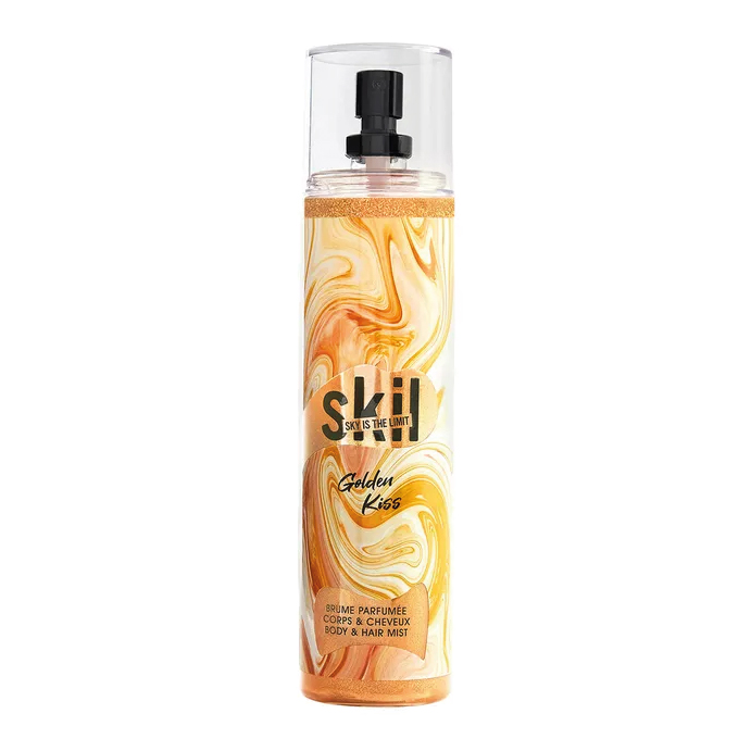 SKIL GLITTERING MIST GOLDEN KISS JEAN ARTHES PARIS X 250 ML.